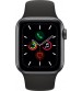 Apple Watch Series 5 40mm - Zwart - Zwarte Sportband 